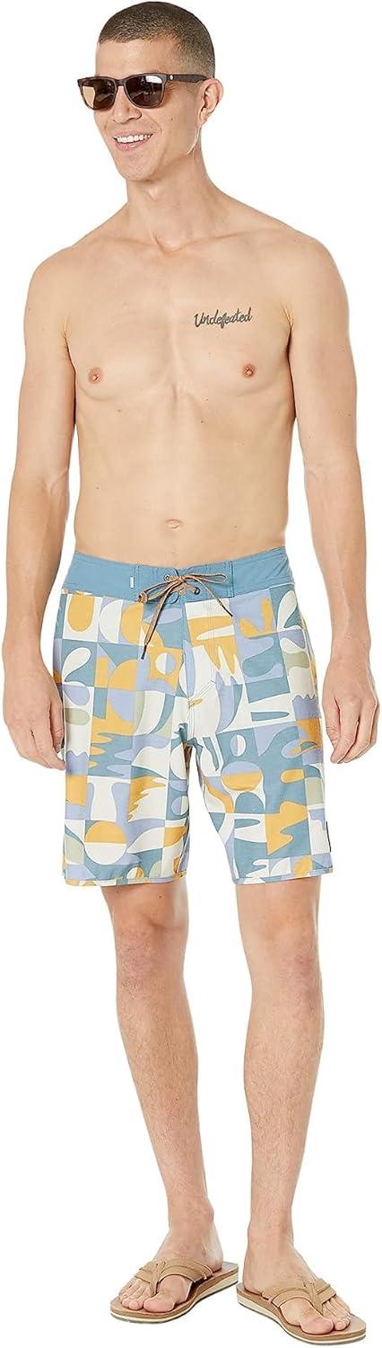 image:imageQuiksilver Mens Standard Hempstretch Scallop 19 Boardshort Swim Trunk Bathing SuitAshley Blue