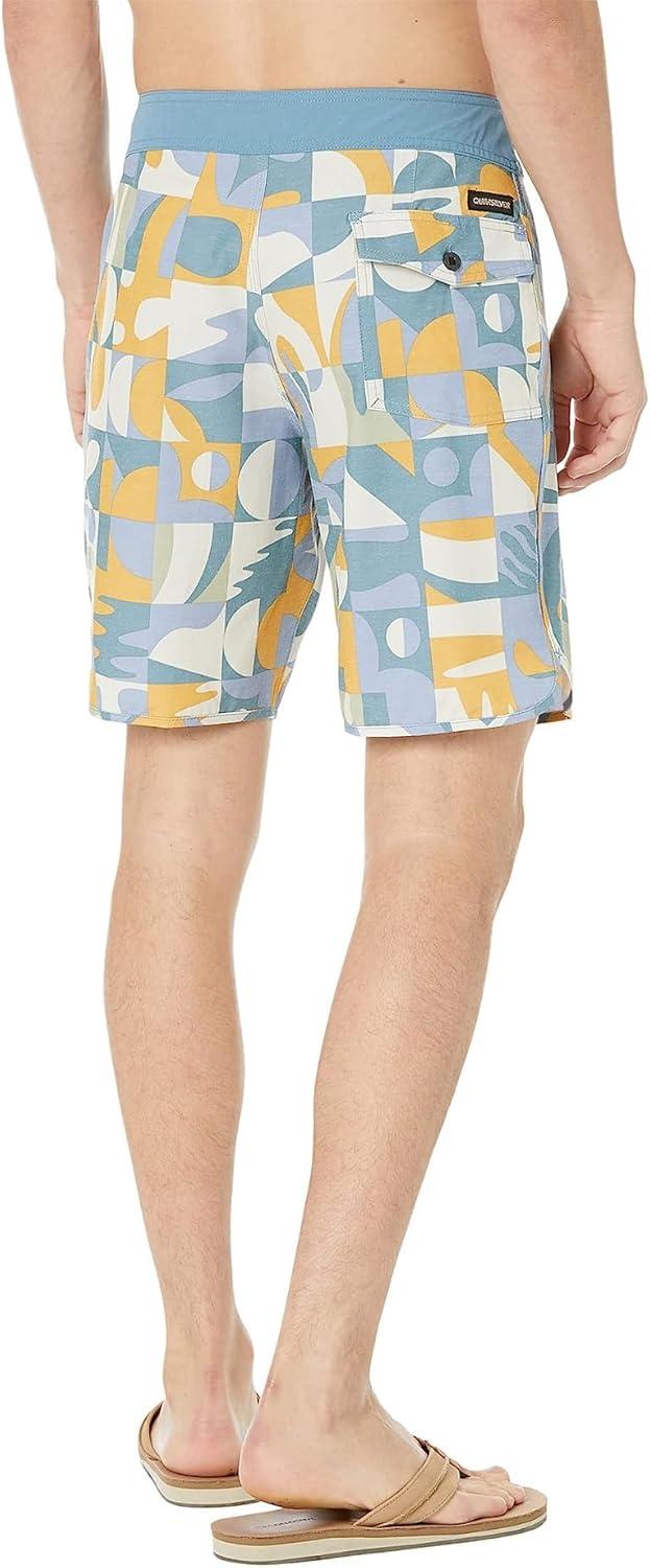 image:imageQuiksilver Mens Standard Hempstretch Scallop 19 Boardshort Swim Trunk Bathing SuitAshley Blue