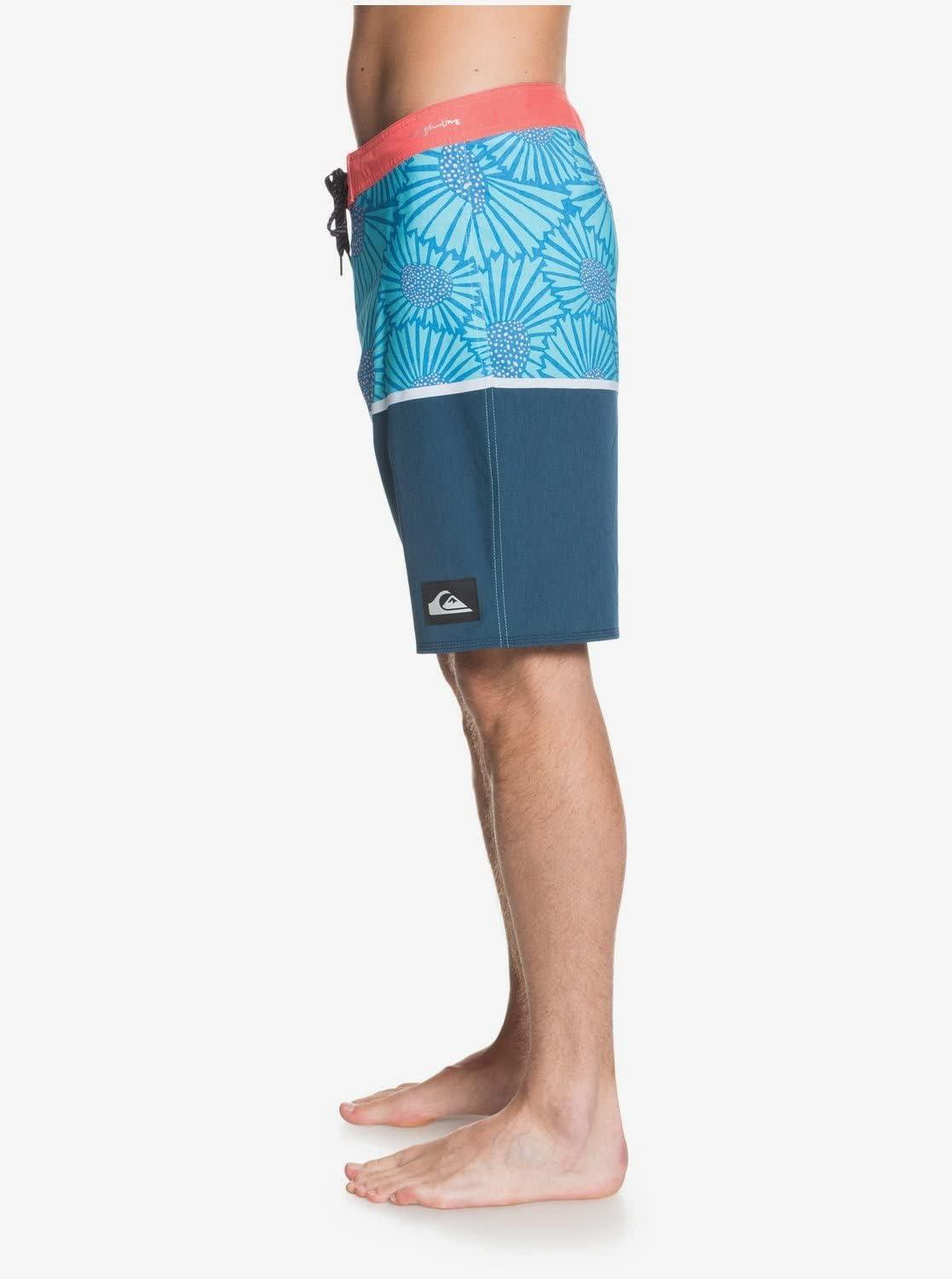 image:imageQuiksilver Mens Standard Highline Division 20 Boardshort Swim Trunk Bathing SuitPacific Blue