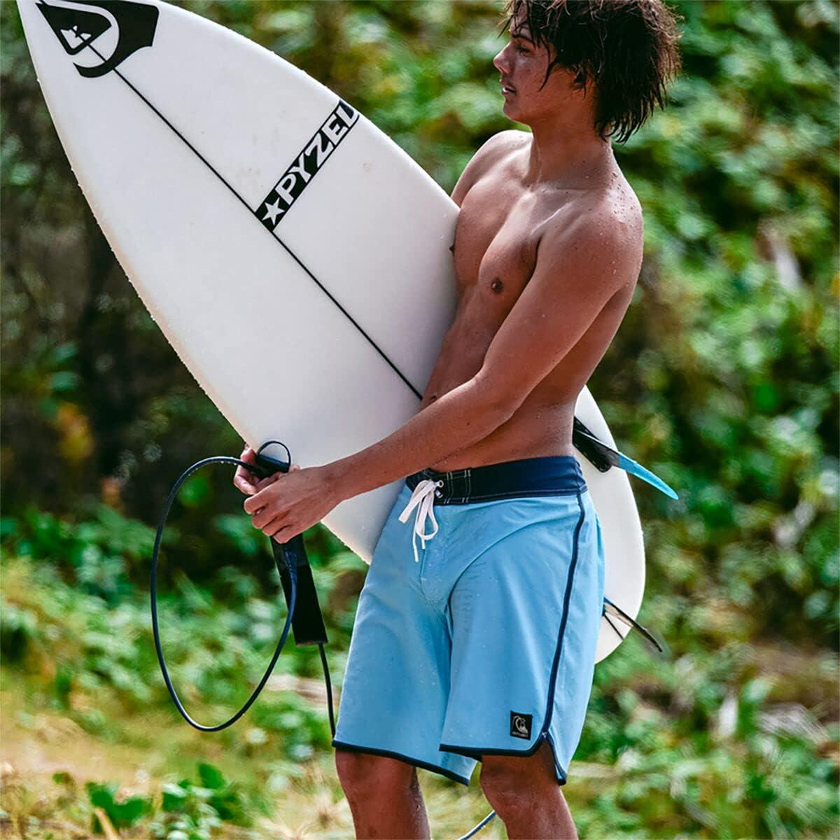 image:imageQuiksilver Mens Standard Original Scallop 18 Boardshort Swim TrunkSky Blue