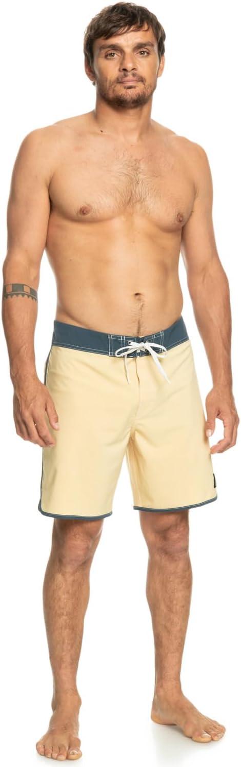 image:imageQuiksilver Mens Standard Original Scallop 18 Boardshort Swim TrunkWheat