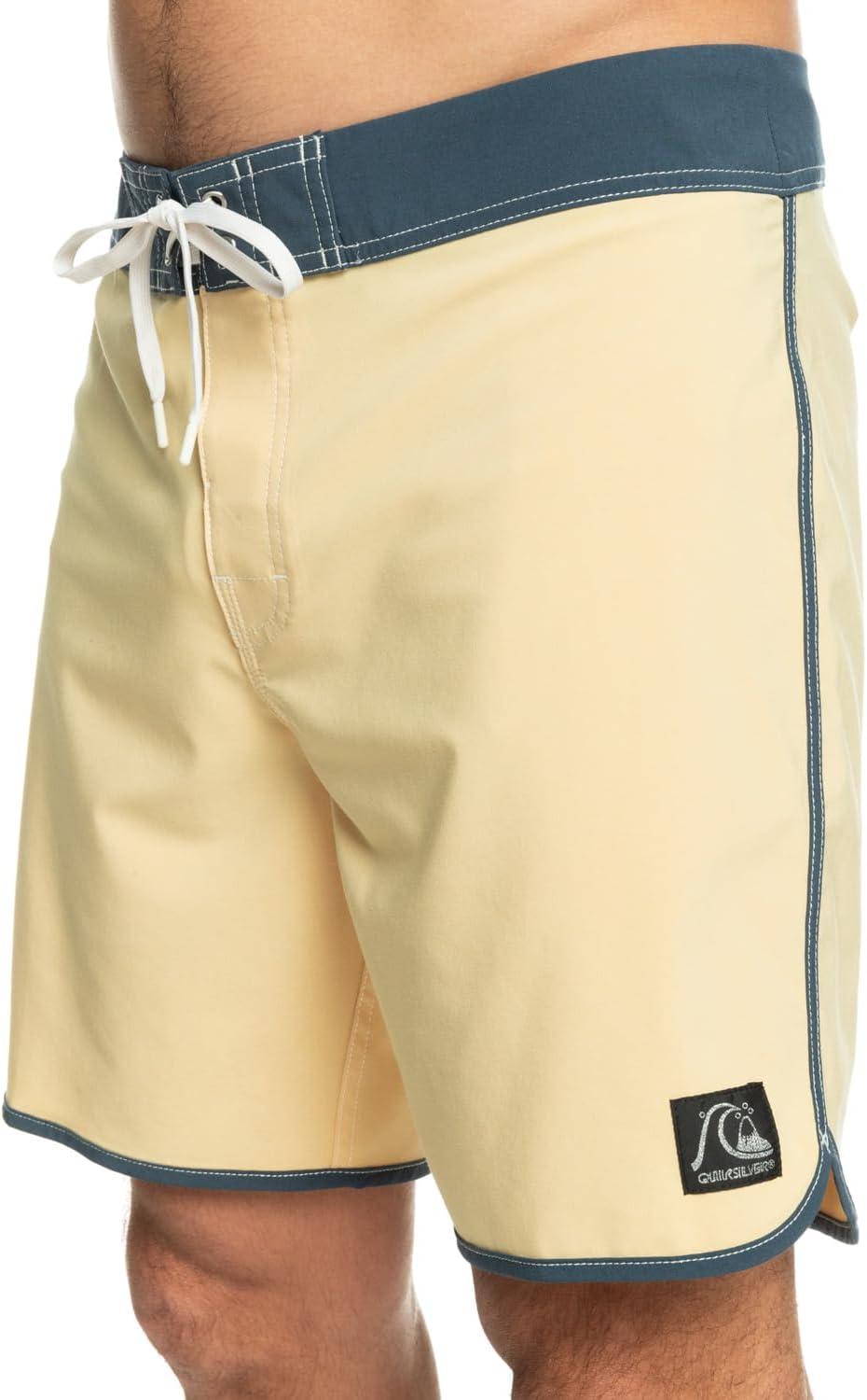 image:imageQuiksilver Mens Standard Original Scallop 18 Boardshort Swim TrunkWheat