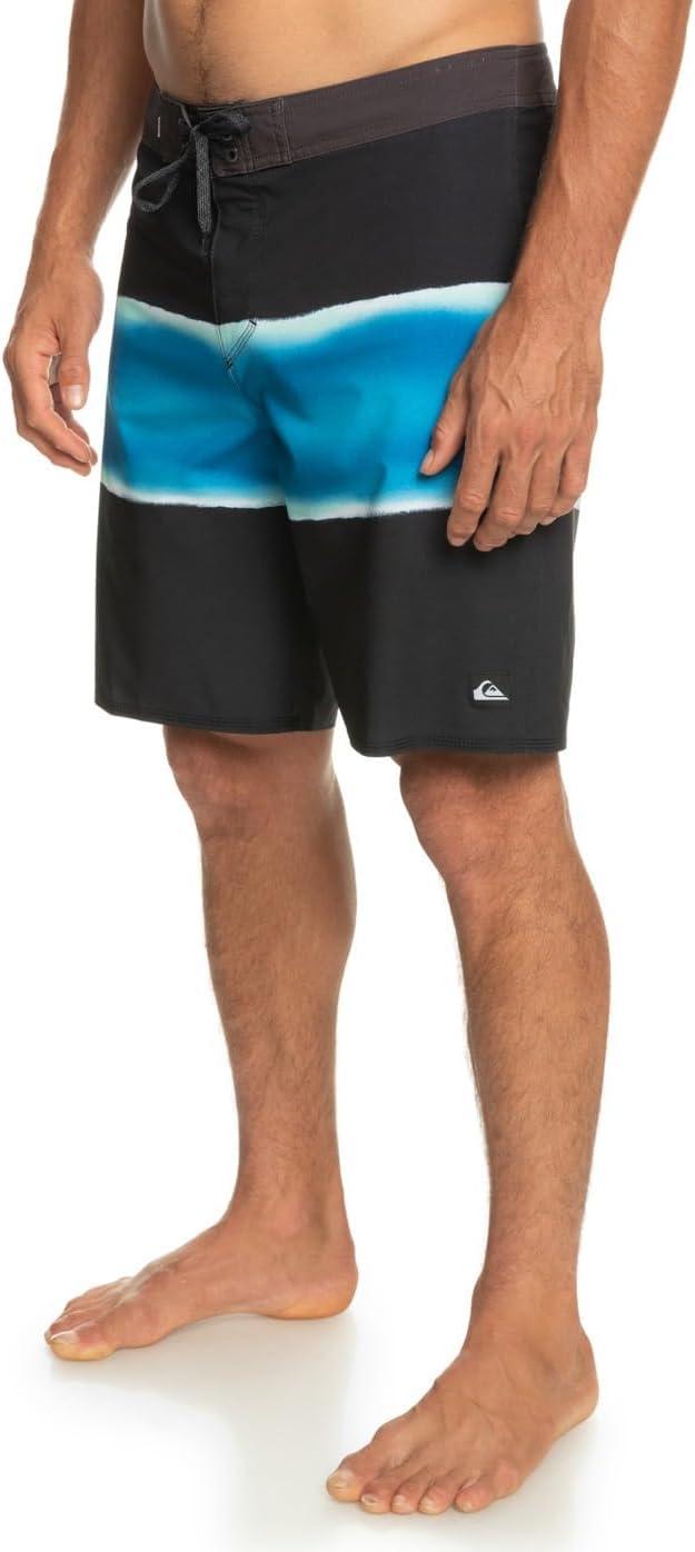 image:imageQuiksilver Mens Standard Surfsilk Air Brush 19 Boardshort Swim TrunkBlackBlack
