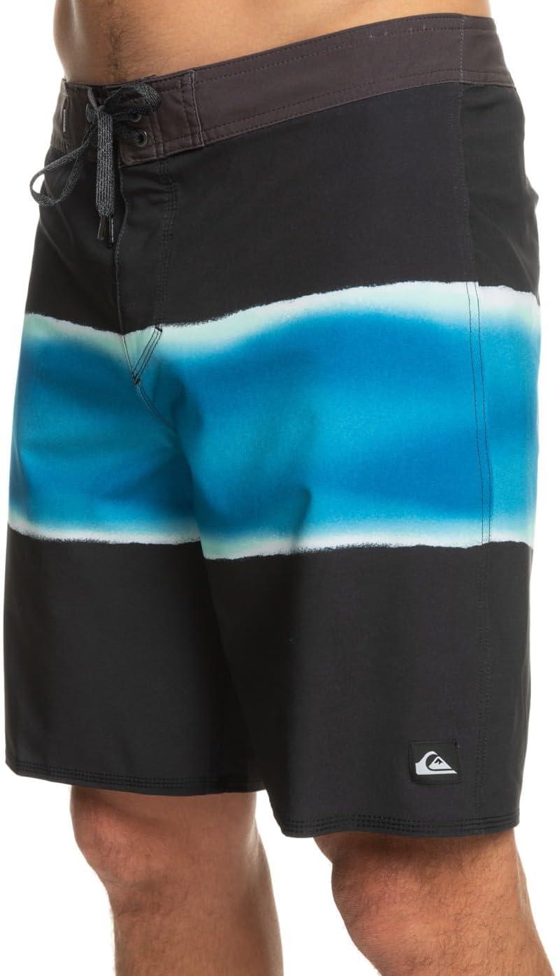 image:imageQuiksilver Mens Standard Surfsilk Air Brush 19 Boardshort Swim TrunkBlackBlack