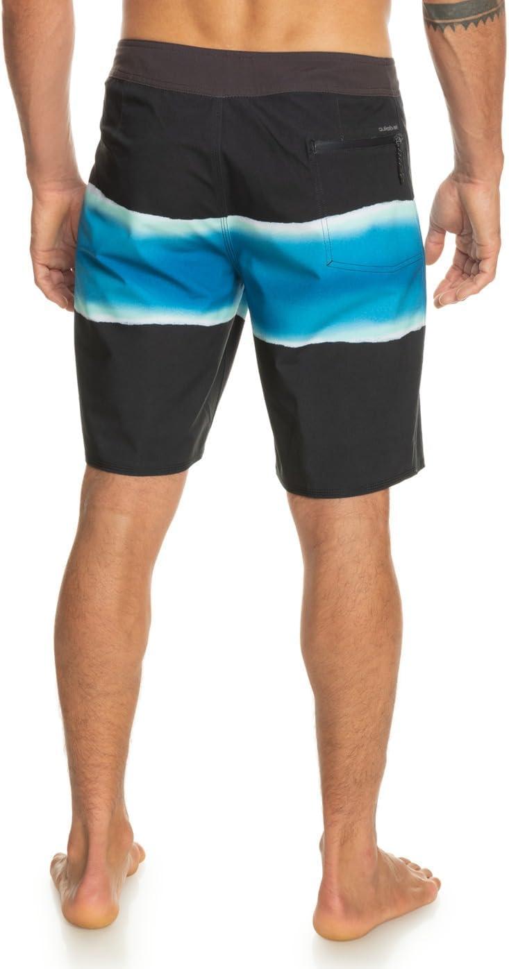 image:imageQuiksilver Mens Standard Surfsilk Air Brush 19 Boardshort Swim TrunkBlackBlack