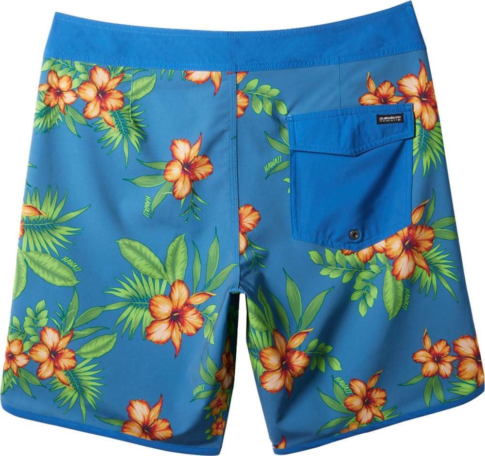 image:imageQuiksilver Mens Standard Surfsilk Hawaii Shoreline 19 Boardshorts Swim TrunkStar Sapphire