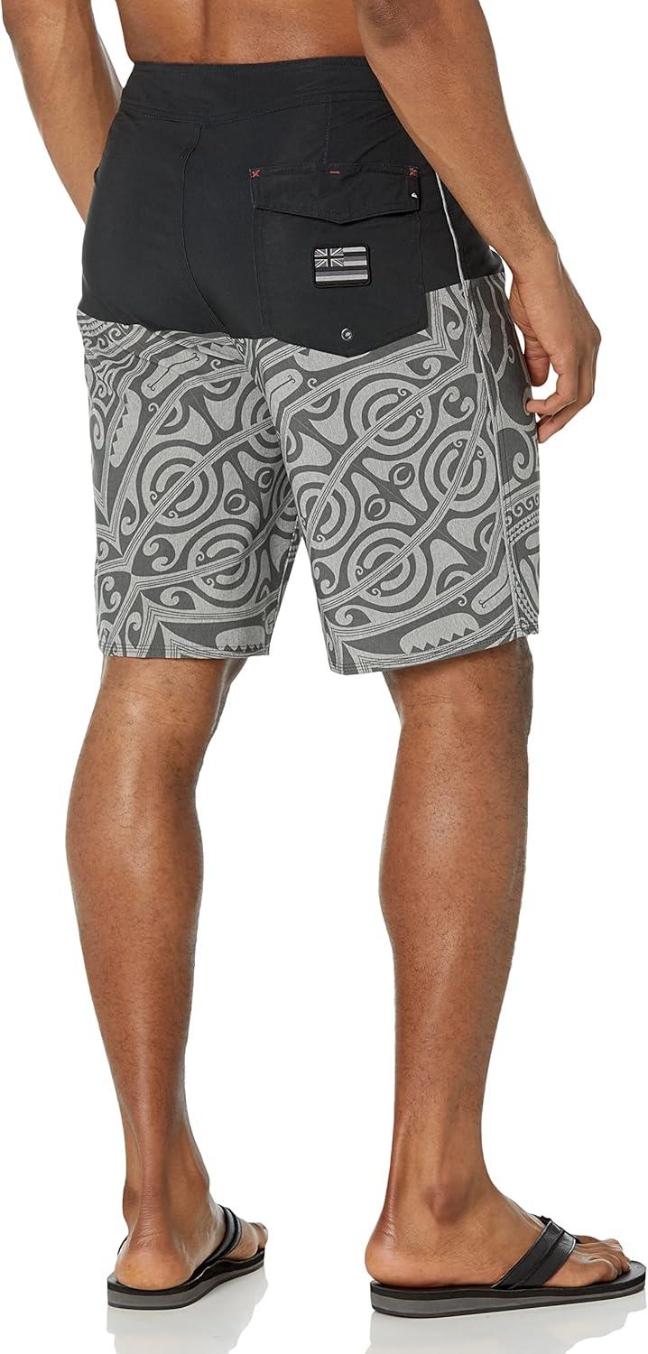 image:imageQuiksilver Mens Standard Surfsilk Inked 21 Boardshort Swim TrunkBlack