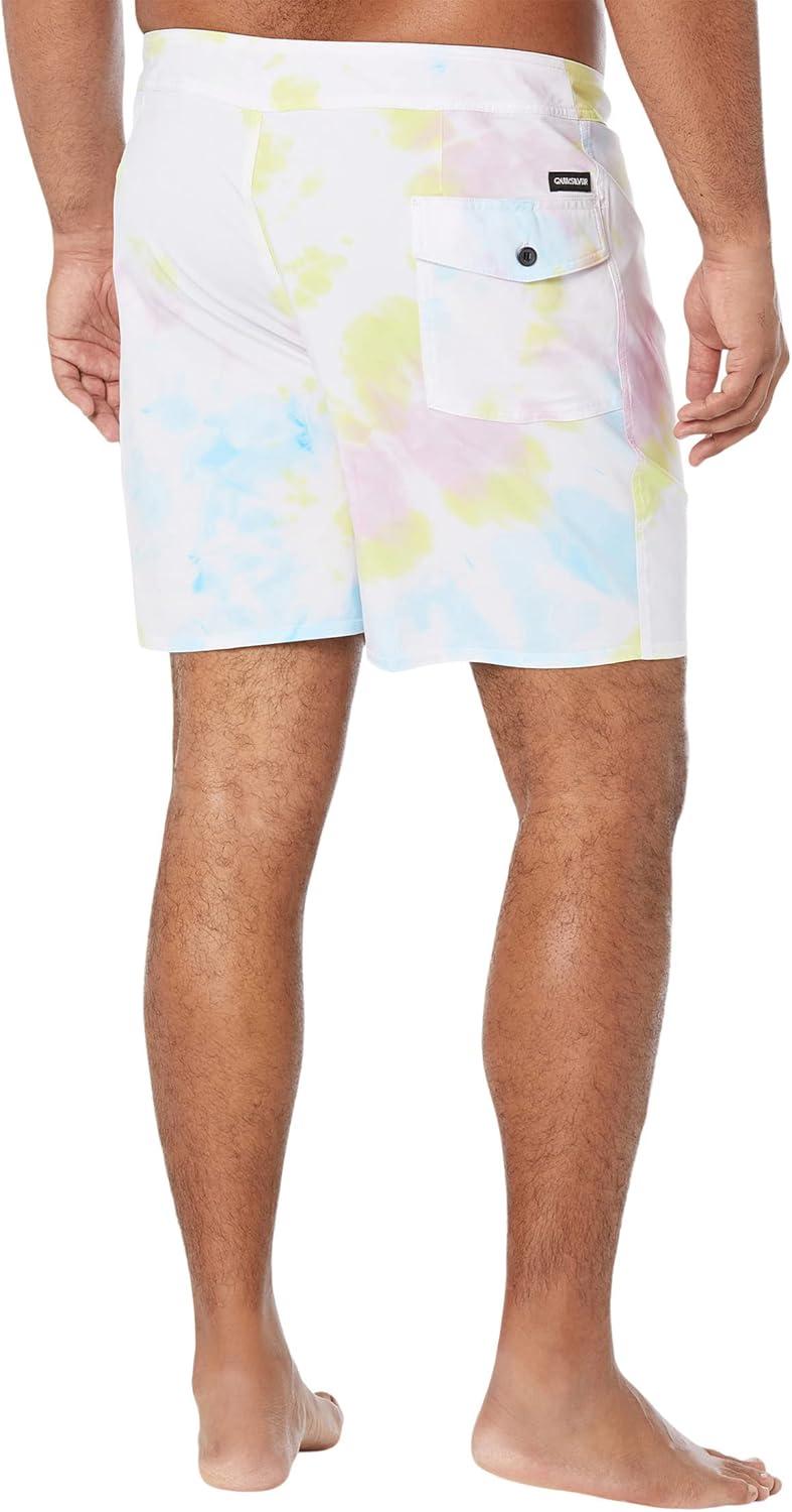 image:imageQuiksilver Mens Standard Surfsilk Piped 18 Boardshort Swim Trunk Bathing SuitWhite