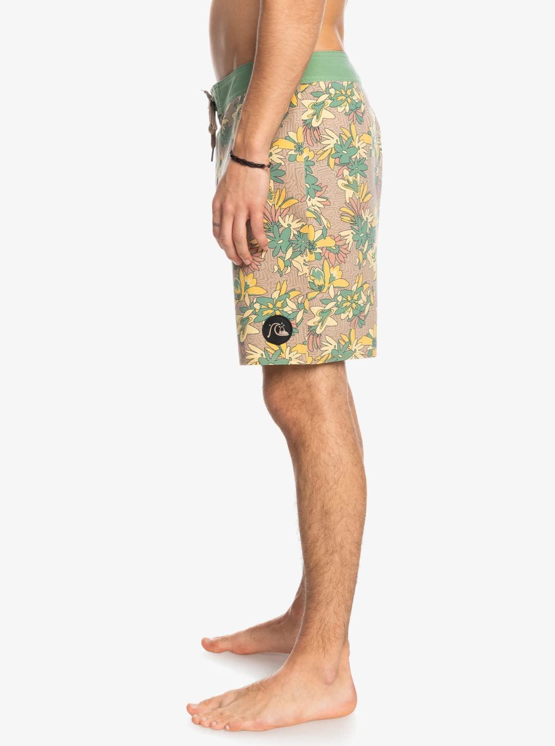 image:imageQuiksilver Mens Surfsilk Washed 18 Boardshort Swim Trunk Bathing SuitGolden Rod