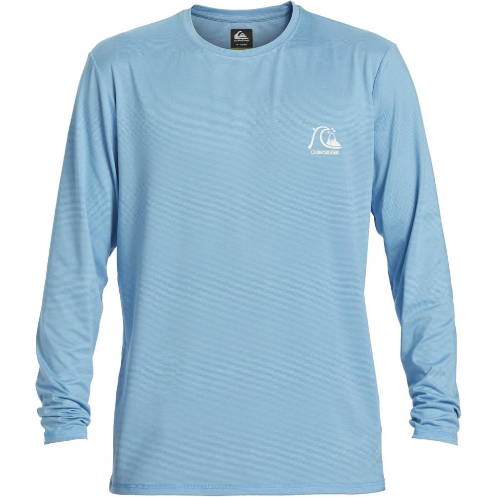 image:imageQuiksilver Mens Heritage Heather Ls Long Sleeve Rashguard Surf TeeAzure Blue 233
