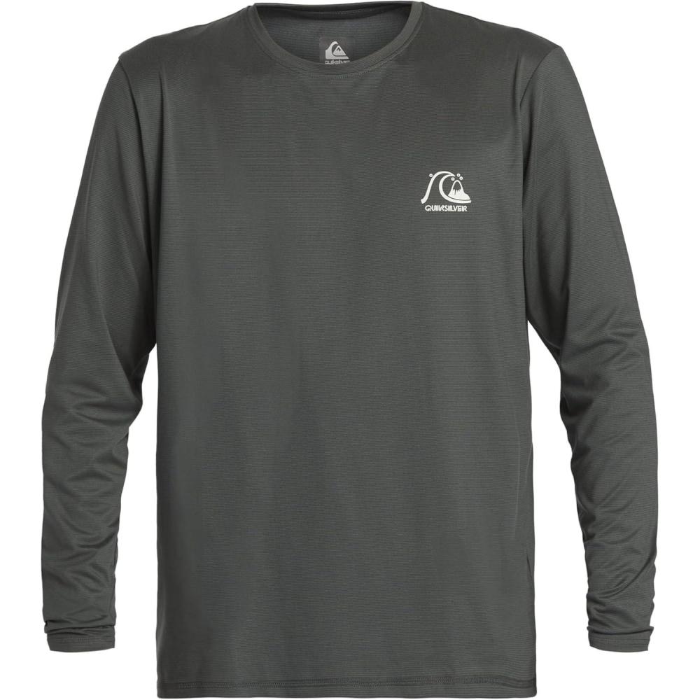 image:imageQuiksilver Mens Heritage Heather Ls Long Sleeve Rashguard Surf TeeIron Gate 233