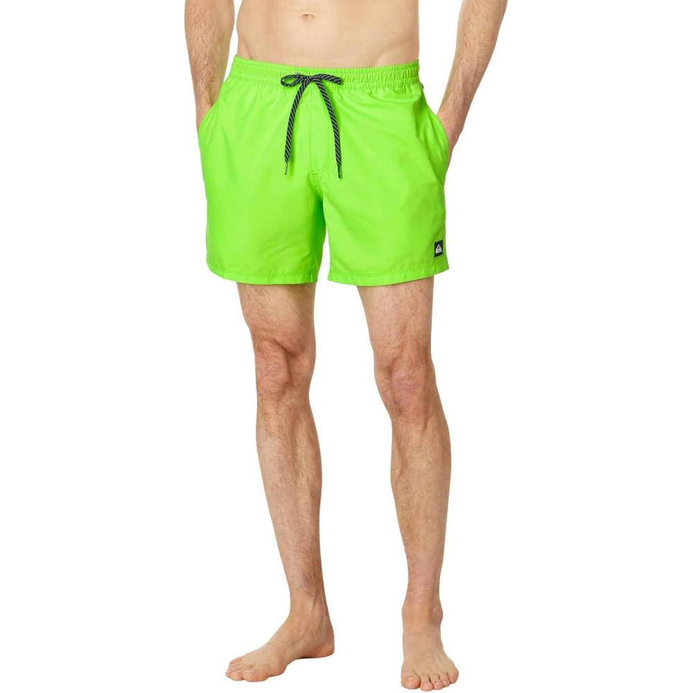 image:imageQuiksilver Mens Mens Everyday Solid 15 Volley Boardshort Swim TrunkGreen Gecko 241
