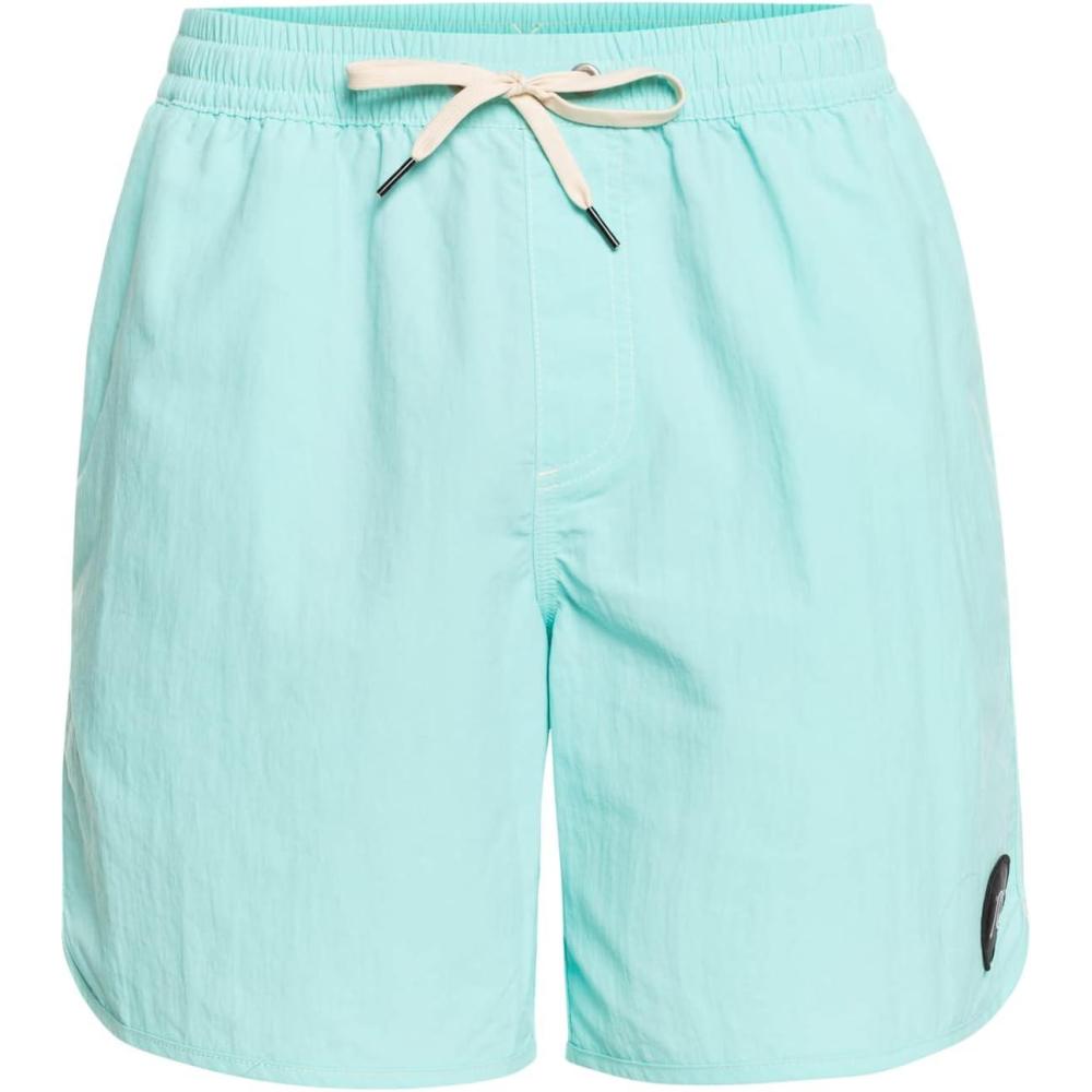 image:imageQuiksilver Mens Mens Ginger Stalks Volley Elastic Waist Boardshort Swim TrunkOcean ScallopAngel Blue