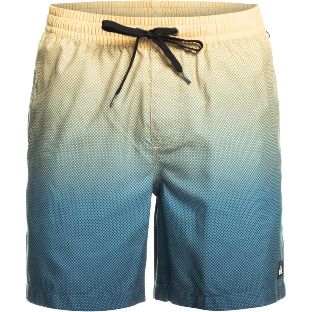 image:imageQuiksilver Mens Mens Ginger Stalks Volley Elastic Waist Boardshort Swim TrunkPop Fade Sahara Sun