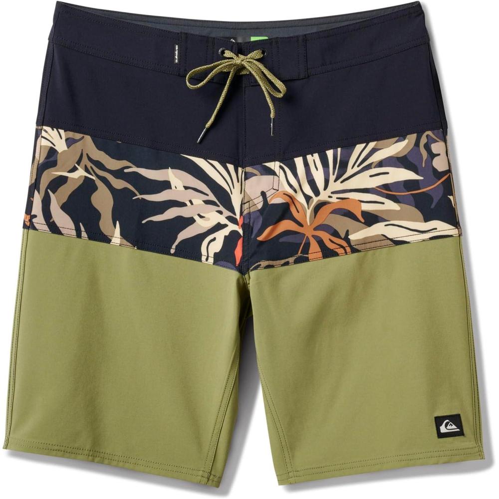 image:imageQuiksilver Mens Mens Surfsilk Panel 20 Boardshort Swim TrunkAloe