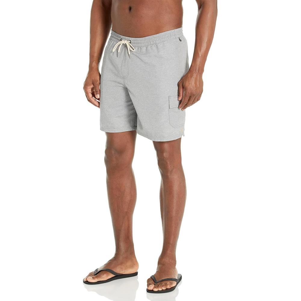image:imageQuiksilver Mens Standard Balance 18 Volley Swim Trunk BoardshortDark Grey Heather
