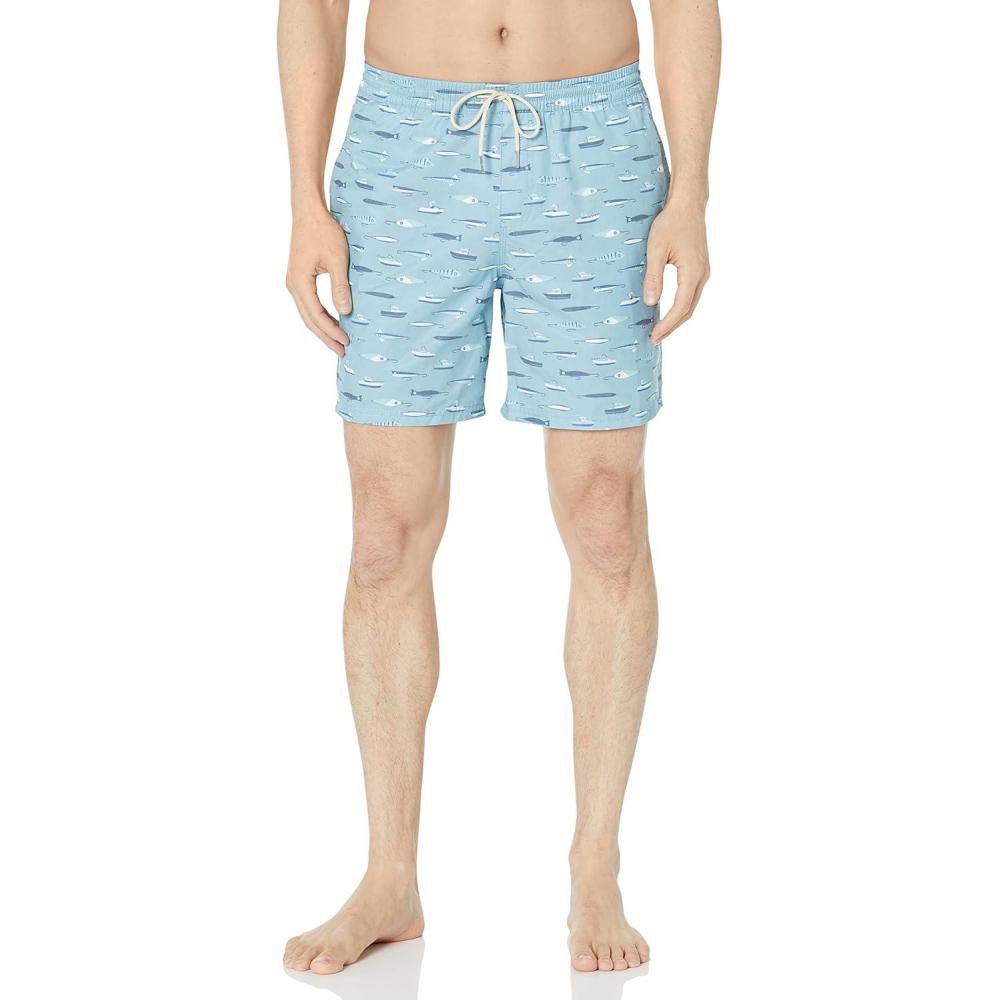 image:imageQuiksilver Mens Standard Drag Week Volley Board Short Swim TrunkDusk Blue Drag Week
