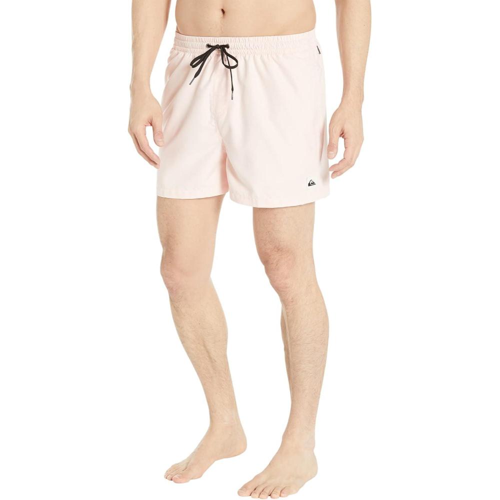 image:imageQuiksilver Mens Standard Everyday 15 Elastic Waist Volley Swim Trunk Bathing SuitSoft Pink