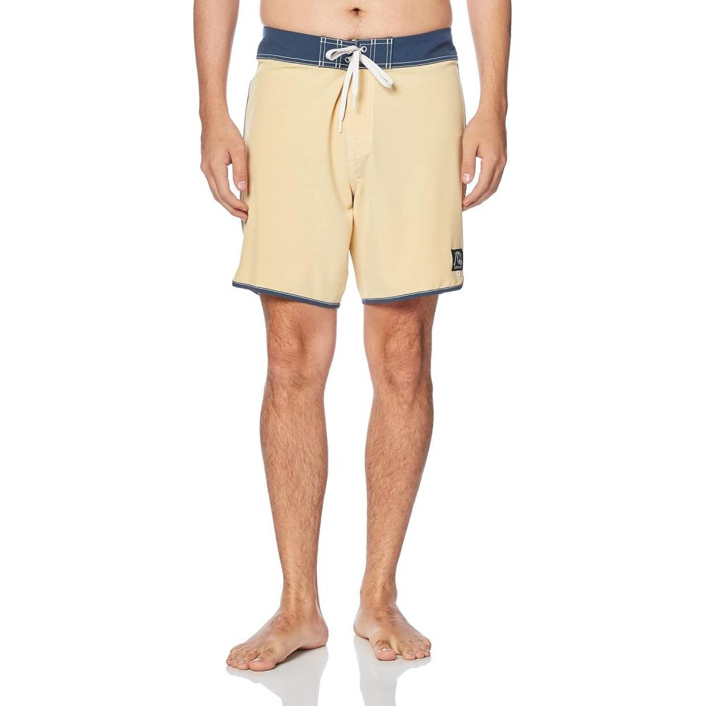 image:imageQuiksilver Mens Standard Original Scallop 18 Boardshort Swim TrunkWheat