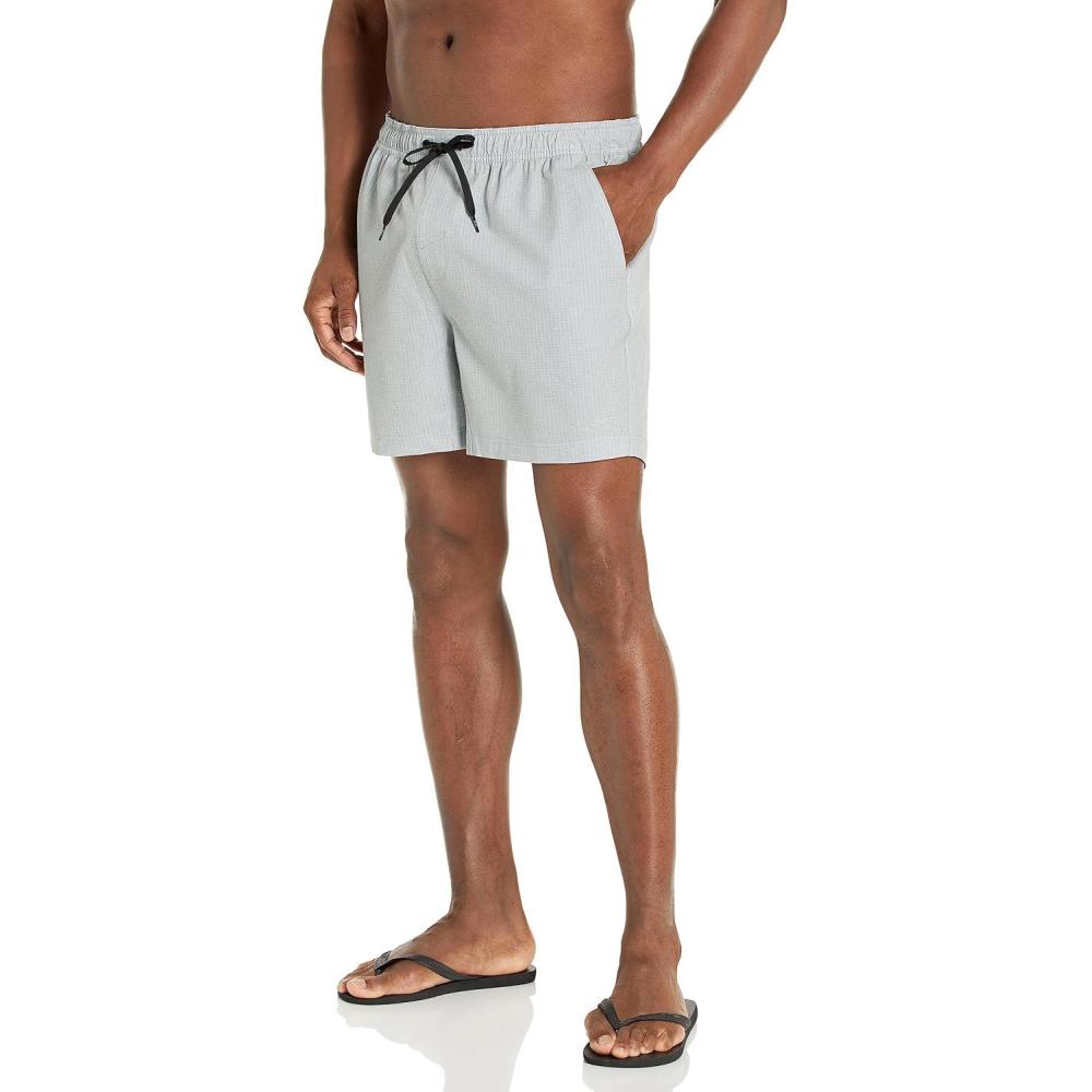 image:imageQuiksilver Mens Standard Surf Stretch Volley Swim Trunk BoardshortLight Grey Heather