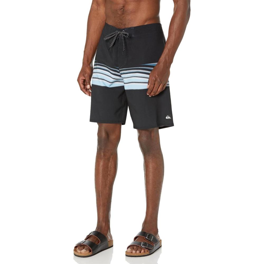 image:imageQuiksilver Mens Standard Surfsilk Air Brush 19 Boardshort Swim TrunkBlack 234