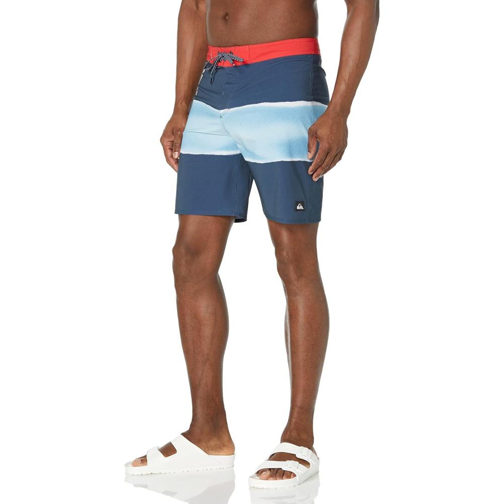 image:imageQuiksilver Mens Standard Surfsilk Air Brush 19 Boardshort Swim TrunkMidnight Navy