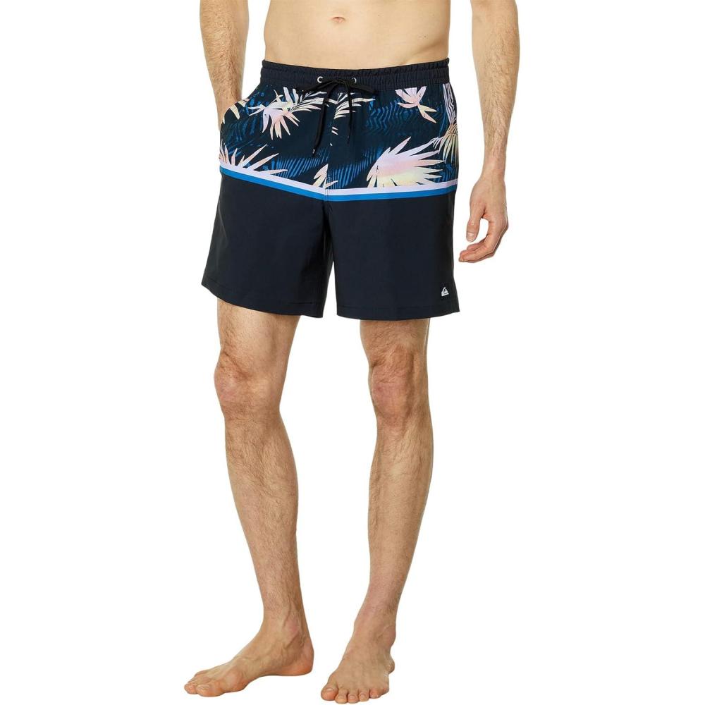 image:imageQuiksilver Mens Standard Surfsilk Division 17 Volley Swim Trunk BoardshortBlack