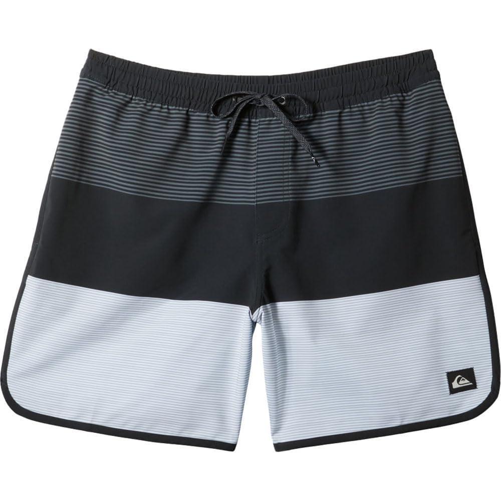 image:imageQuiksilver Mens Standard Surfsilk Tijuana 17nb Elastic Waist Volley Swim TrunkBlack