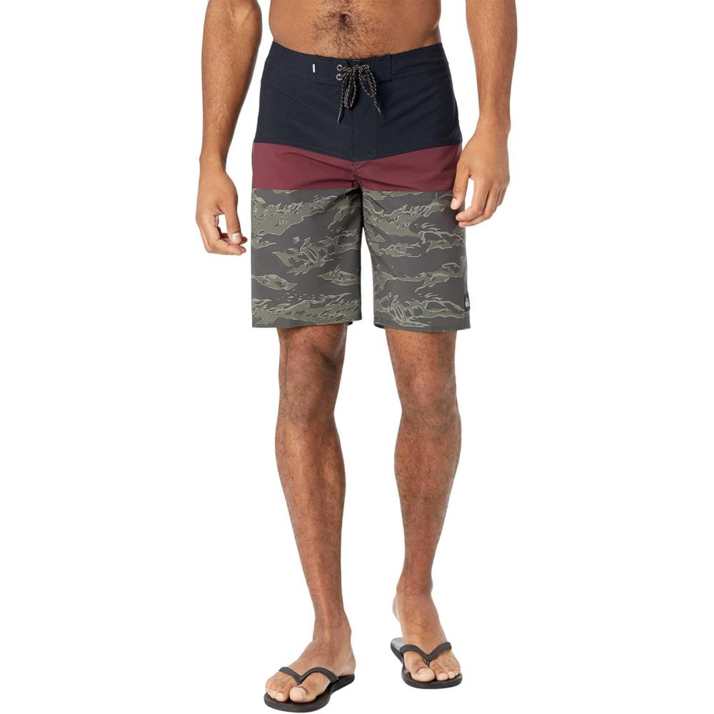 image:imageQuiksilver Mens Surfsilk Panel 20 Boardshort Swim Trunk Bathing SuitBlack