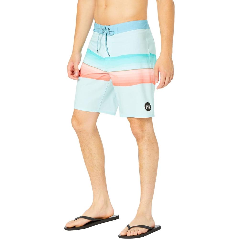 image:imageQuiksilver Mens Surfsilk Resin Tint 19 Boardshort Swim Trunk Bathing SuitIced Aqua