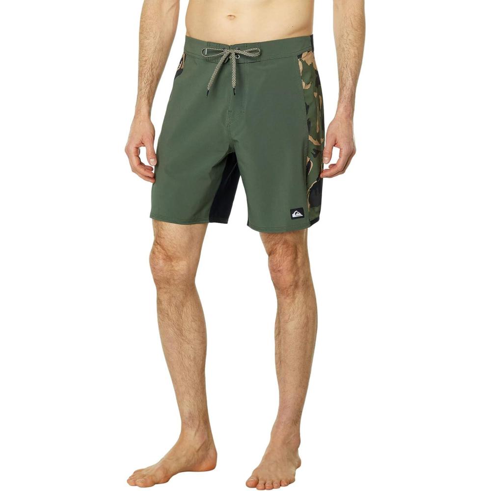 image:imageQuiksilver Mens Surfsilk Washed Sessions 18 Boardshort Swim TrunkCamo