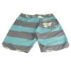 Quiksilver Mens Brigg Scallop U20 Fashion Board Shorts Grey/Green(Yellow)