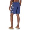 Quiksilver Mens Men’s Cliffside Ginger Boardshort Swim Trunk Bathing Suit(Medieval Blue 233)