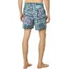 Quiksilver Mens Men’s Ginger Stalks Volley Elastic Waist Boardshort Swim Trunk(Midnight Navy)