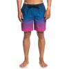 Quiksilver Mens Men’s Ginger Stalks Volley Elastic Waist Boardshort Swim Trunk(Pop Fade – Navy Blazer)