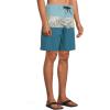 Quiksilver Mens Men’s Surfsilk Panel 20 Boardshort Swim Trunk(Blue Steel)