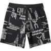 Quiksilver Mens Molokai Boardshort Swim Trunk(Molokai Black)