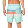 Quiksilver Mens Quiksilver Men’s Everyday Stripe 19 Boardshort Swim Trunk(Limpet Shell 241)