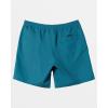 Quiksilver Men’s Standard Everyday Solid 17 Elastic Waist Volley Swim Trunk(Colonial Blue)