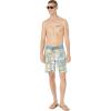 Quiksilver Men’s Standard Hempstretch Scallop 19 Boardshort Swim Trunk Bathing Suit(Ashley Blue)