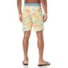 Quiksilver Men’s Standard Hempstretch Scallop 19 Boardshort Swim Trunk Bathing Suit(Golden Rod)