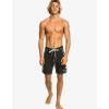 Quiksilver Men’s Standard Original Scallop 18 Boardshort Swim Trunk(Black (Arch))