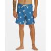 Quiksilver Men’s Standard Original Scallop Jester 18 Boardshorts Swim Trunk(Star Sapphire)