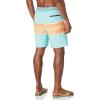 Quiksilver Men’s Standard Surfsilk Air Brush 19 Boardshort Swim Trunk(Angel Blue)