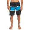 Quiksilver Men’s Standard Surfsilk Air Brush 19 Boardshort Swim Trunk(Black/Black)