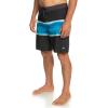 Quiksilver Men’s Standard Surfsilk Air Brush 19 Boardshort Swim Trunk(Black/Black)