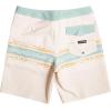 Quiksilver Men’s Standard Surfsilk Mesa Strip 19 Boardshort Swim Trunk(Birch 233)