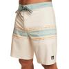 Quiksilver Men’s Standard Surfsilk Mesa Strip 19 Boardshort Swim Trunk(Birch 233)