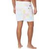 Quiksilver Men’s Standard Surfsilk Piped 18 Boardshort Swim Trunk Bathing Suit(White)