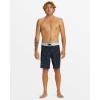 Quiksilver Mens Surfsilk Straight Leg 19 Boardshorts Swim Trunk(Dark Navy)